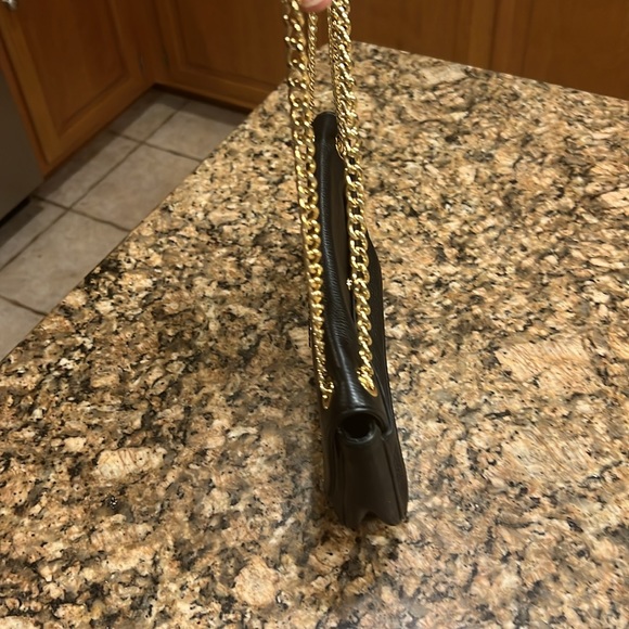 Michael Kors black leather gold chain purse - Picture 9 of 12